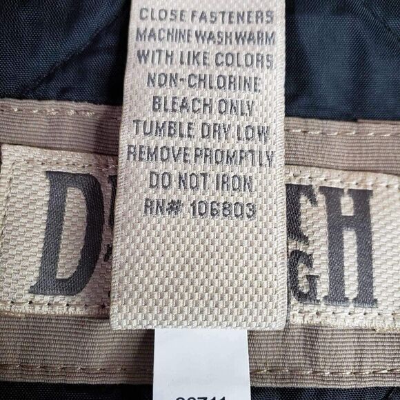 Duluth Trading Co Jacket Mens Size XLT Tall Tan Khaki Zip Up Pockets Lined - Picture 13 of 15